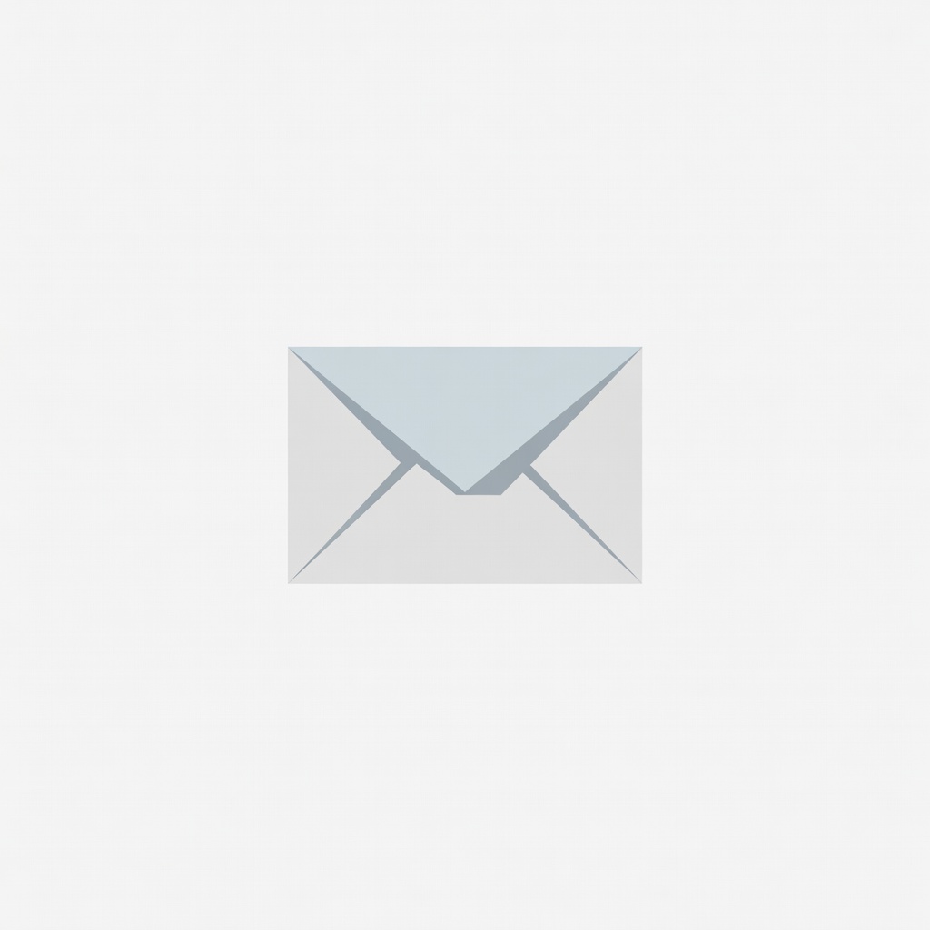 Origami envelope representing thoughtful communication